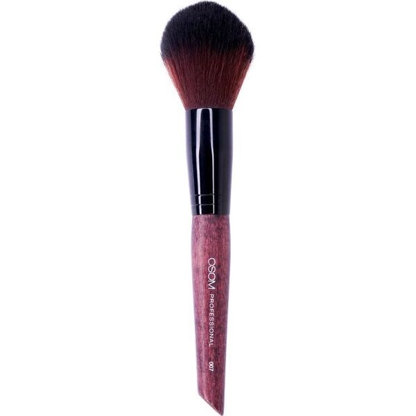 Bahco OSOM Professional Precision powder brush kosmetinis teptukas biriai, mineralinei pudrai, koregavimui, itin aukštos kokybės, sintetinio plauko šereliai