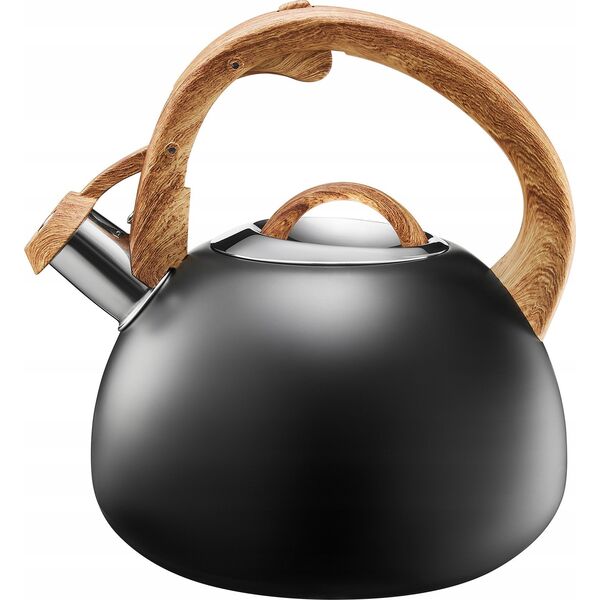 CZAJNIK NIEELEKTRYCZNY 42790 HUDSON CZARNY DREWNIANA RĄCZKA 2,6L (3L)