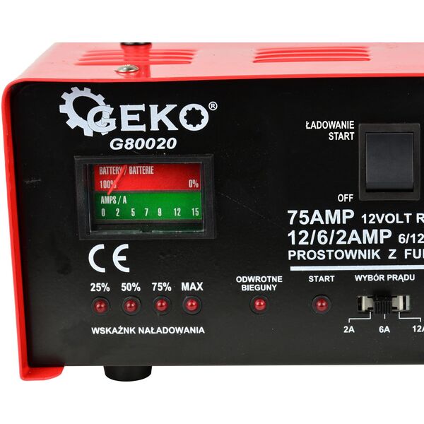 Geko Prostownik z rozruchem 75A 6/12V GEKO(1)