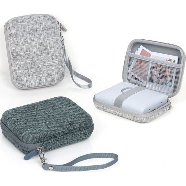 Pokrowiec LoveInstant Etui Pokrowiec Futerał Case Do Fuji Instax Square Link / Sq Link / Link 2 Se / Evo / Liplay / Ciemny Szary