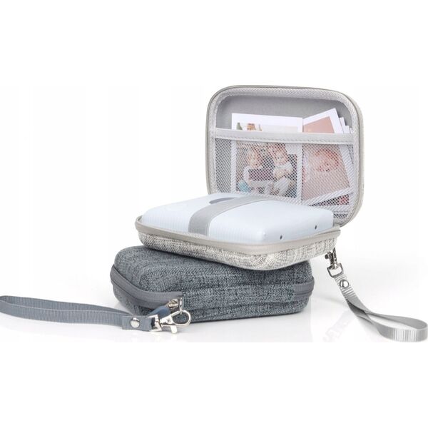Pokrowiec LoveInstant Etui Pokrowiec Futerał Case Do Fuji Instax Square Link / Sq Link / Link 2 Se / Evo / Liplay / Jasny Szary