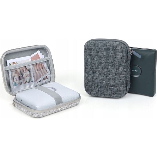 Pokrowiec LoveInstant Etui Pokrowiec Futerał Case Do Fuji Instax Square Link / Sq Link / Link 2 Se / Evo / Liplay / Jasny Szary