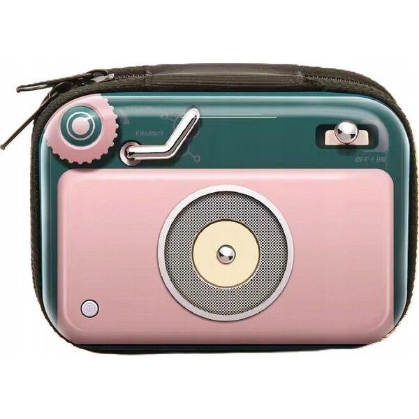 LoveInstant Futerał Etui Case Pokrowiec Na Zdjęcia Do Fuji Instax Mini 12 11 40 9 8 7 Evo Link Liplay / Polaroid Kodak Xiaomi Hp Zink / Różowy Aparat