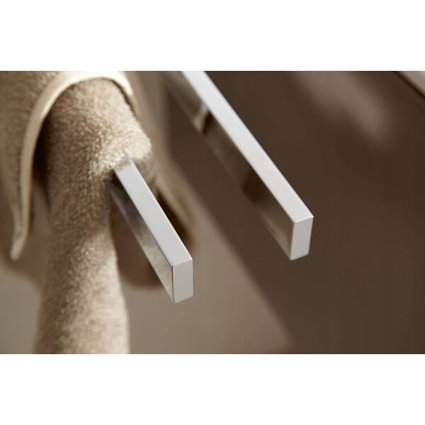 Keuco Edition 11 towel rail 450 mm, 2-piece, fixed chrome
