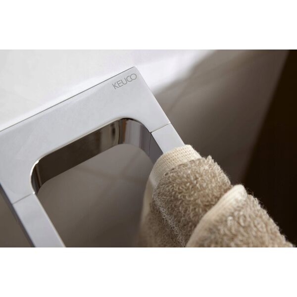 Keuco Edition 11 towel rail 450 mm, 2-piece, fixed chrome