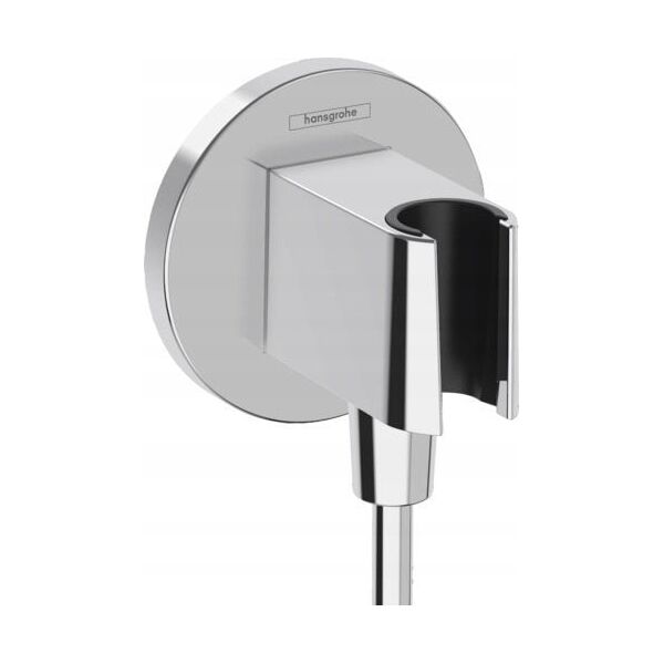 hansgrohe wall connection with shower head holder FixFit S, chrome