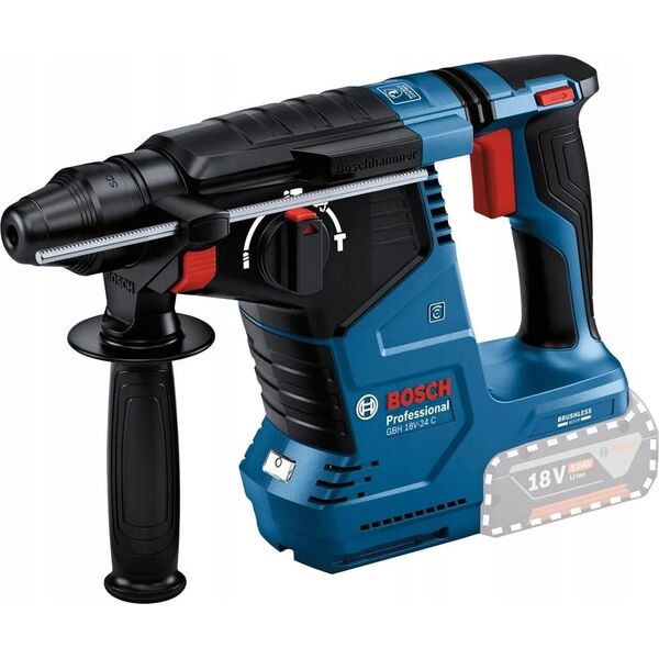 Bosch Professional 18V System Combo Kit: GSR 18V-110 C + GDX 18V-210 C + GWS 18V-10 + GBH 18V-24 C (incl. 2x ProCORE 5 batteries.