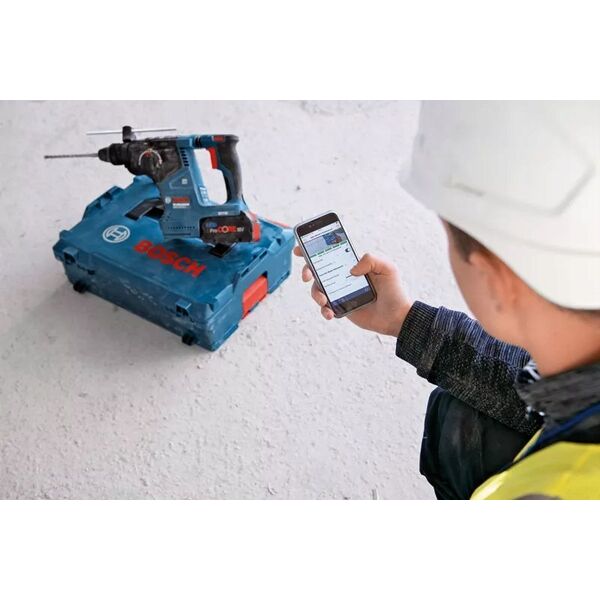 Bosch Professional 18V System Combo Kit: GSR 18V-110 C + GDX 18V-210 C + GWS 18V-10 + GBH 18V-24 C (incl. 2x ProCORE 5 batteries.