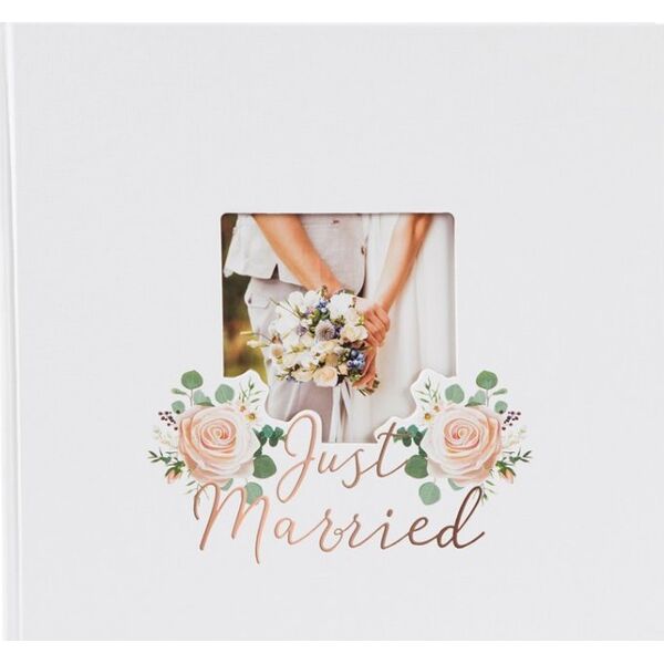 Goldbuch Album GOLDBUCH 08188 Just Married 30x31cm 60 pages |white sheets| corner/splits [V]
