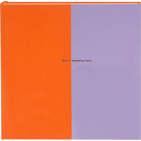 Goldbuch Album GOLDBUCH 27481 Coloration orange|lilac 30x31 60psl | corners/splits | bookbound