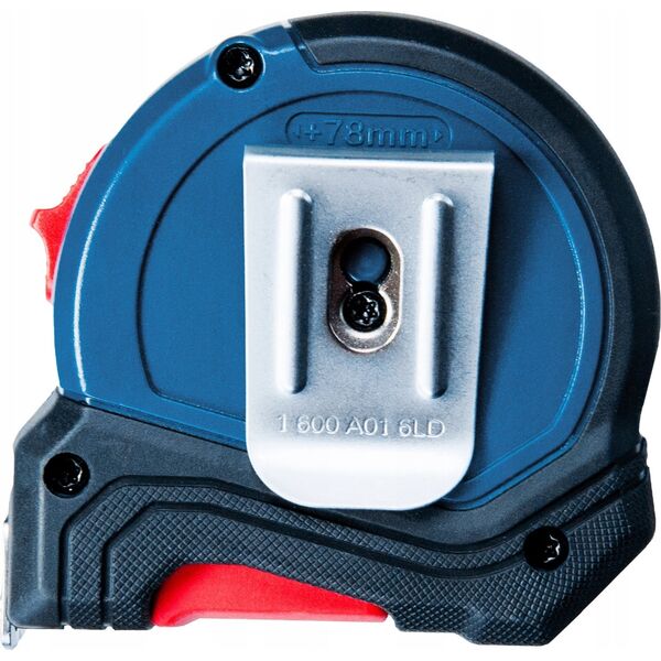 Bosch Professional 5m tape measure (one-hand operation, belt clip, magnetic hook, 2 stop buttons, 27