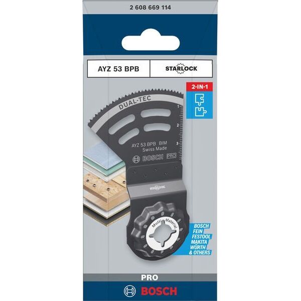 BOSCH MT MULTIFUNCTIONAL SAW BLADE PRO AYZ 53 BPB 53 x 40 mm