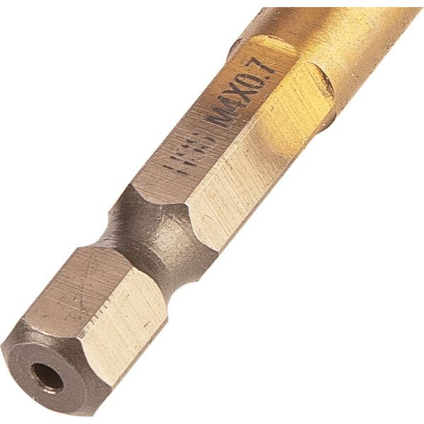 Wiertło gwintujące HSS TiN, M4x0,7 mm, Hex