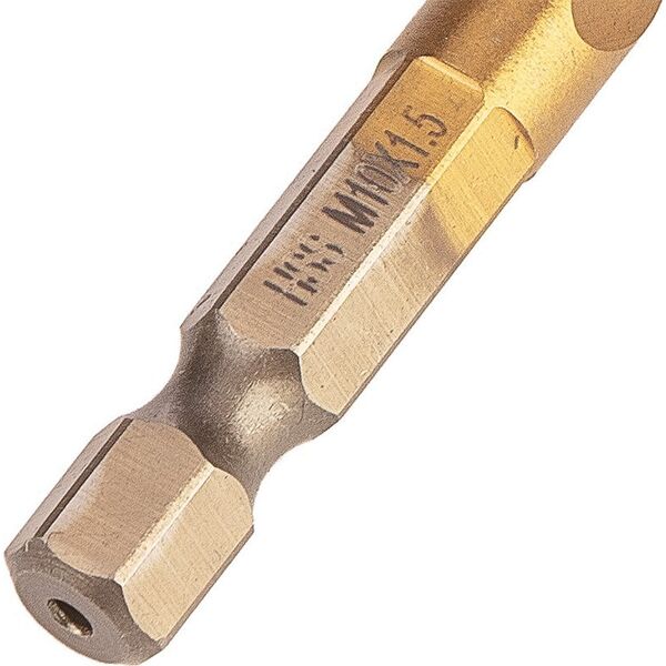 Wiertło gwintujące HSS TiN, M10x1,5 mm, Hex