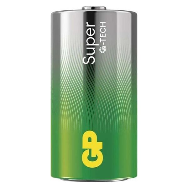Bateria alkaliczna, LR14, LR14, 1.5V, GP, folia, 2-pack, SUPER, ogniwo format C