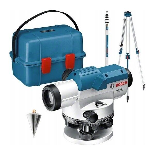 Bosch NIWELATOR OPTYCZNY GOL20D SET + BT160 + GR50
