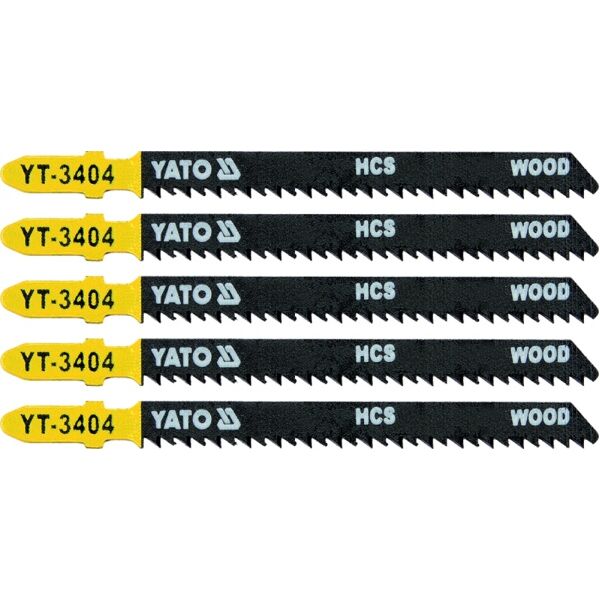 Yato Brzeszczot do wyrzynarki typ T HCS do drewna 5cz. TPI10 YT-3404