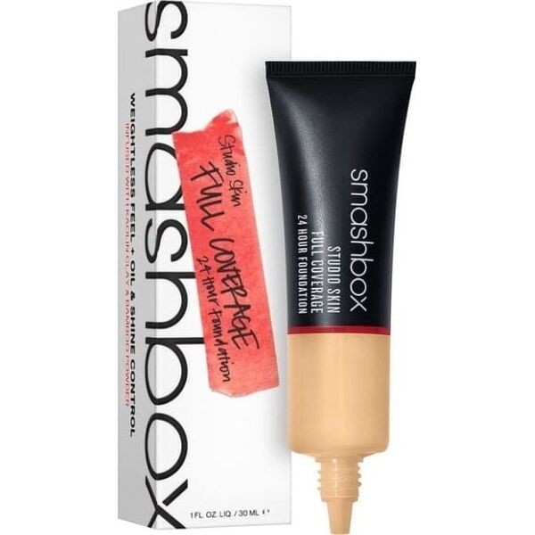 Smashbox Smashbox, Studio Skin, High Cover, Liquid Foundation, 2.22, Light-Medium Neutral Olive, 30 ml For Women