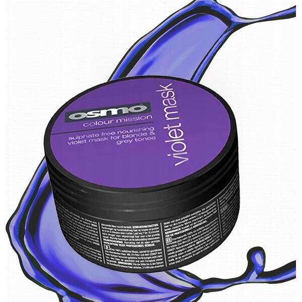 Osmo Osmo Silverising Violet Mask geltonumą neutralizuojanti kaukė, 300 ml
