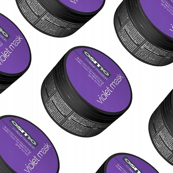 Osmo Osmo Silverising Violet Mask geltonumą neutralizuojanti kaukė, 300 ml