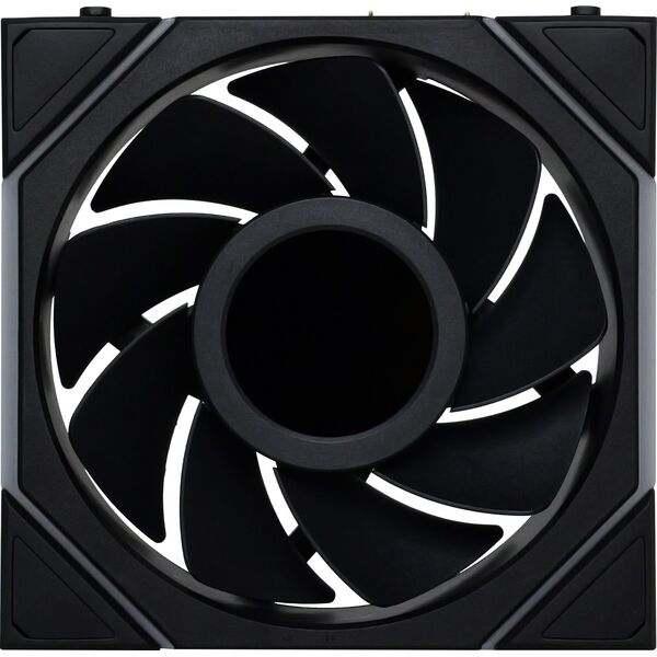 Lian Li UNI FAN TL Wireless LCD Lüfter, ARGB, PWM, 3er-Pack inkl. Controller - Reverse Blade, 120mm, schwarz