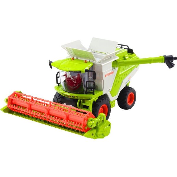 Kombajn Z Hederem Do Zboża 2w1 Zdalnie Sterowany RC Efekt Dymny 2.4G LEAN Toys