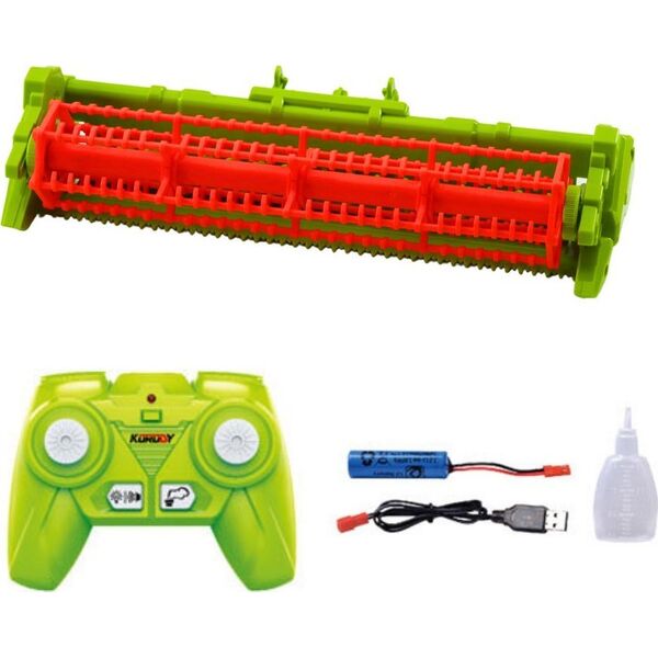 Kombajn Z Hederem Do Zboża 2w1 Zdalnie Sterowany RC Efekt Dymny 2.4G LEAN Toys
