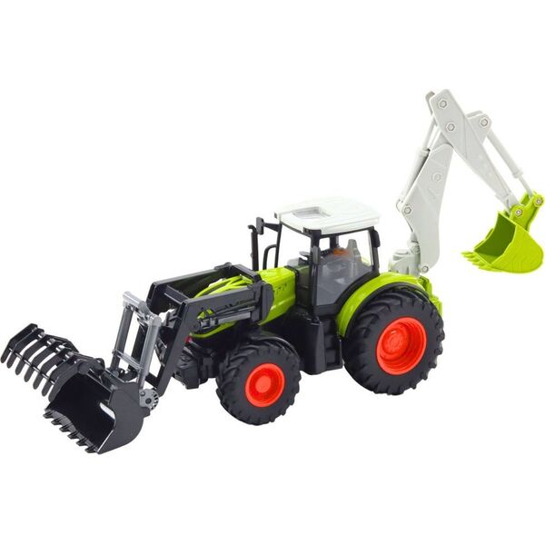Traktor Rolniczy Z Obrotową Łyżką i Koparką 2w1 Zdalnie Sterowany 2.4G LEAN Toys