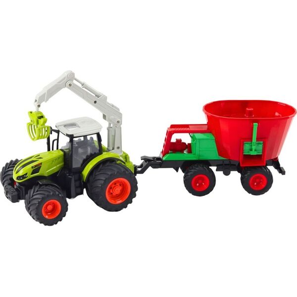Traktor Rolniczy Z Siewnikiem i Chwytakiem Obrotowym Zdalnie Sterowany 2.4G LEAN Toys