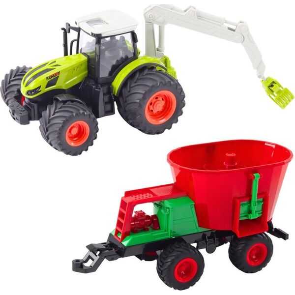 Traktor Rolniczy Z Siewnikiem i Chwytakiem Obrotowym Zdalnie Sterowany 2.4G LEAN Toys