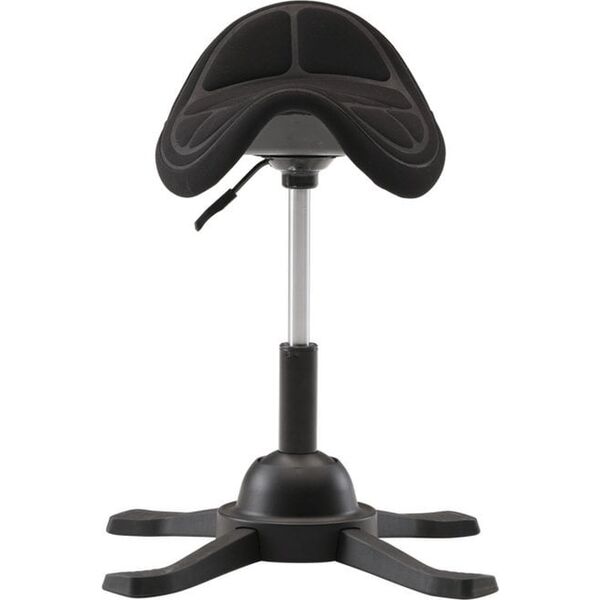 Brother Up Up Toronto ergonomic balance stool Black, Black fabric, longer gas lift