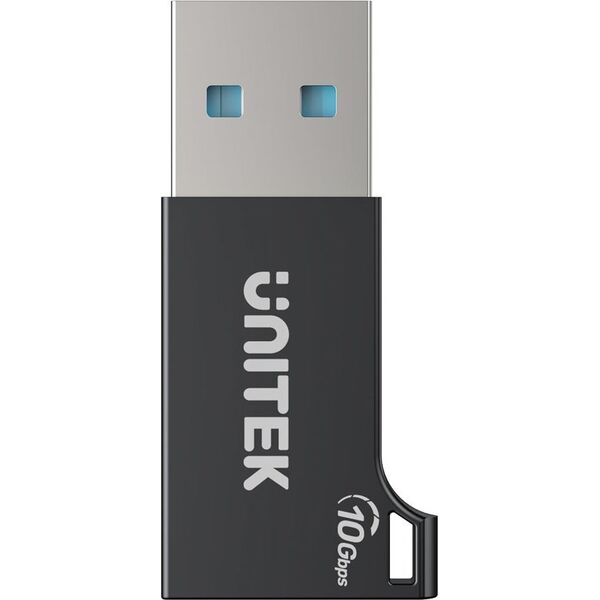 Unitek Adapter USB-A do USB-C 10Gbps czarny A1049ABK01