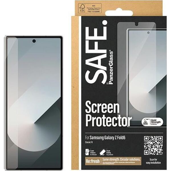 PanzerGlass SAFE by PanzerGlass Sam Z Fold6 F956 Screen Protection Classic Fit SAFE95867