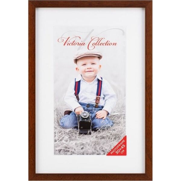 Ramka Victoria Collection Cubo photo frame 30x45, brown (VF2277)