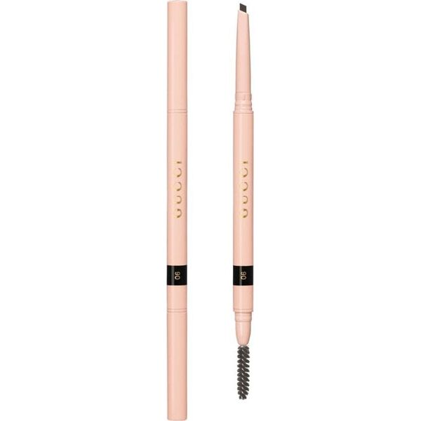Gucci Gucci, Stylo A Sourcils, Waterproof, Double-Ended, Eyebrow Cream Pencil, 06, Noir, 0.09 g For Women