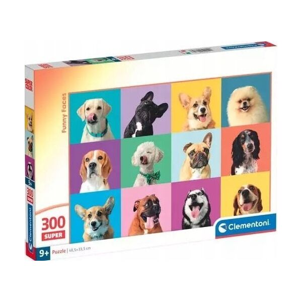 CLE puzzle 300 SuperKolor Funny Faces 21739