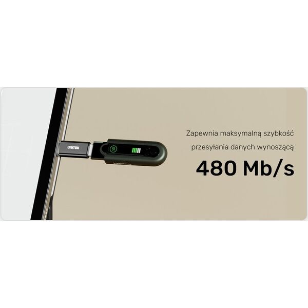 Unitek Adapter USB-C do Micro USB A1050ABK03 