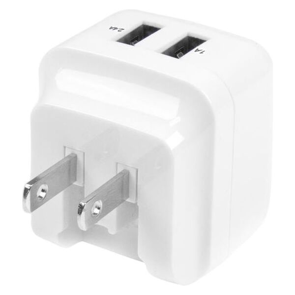 Ładowarka StarTech 2x USB-A 1 A (USB2PACWH)