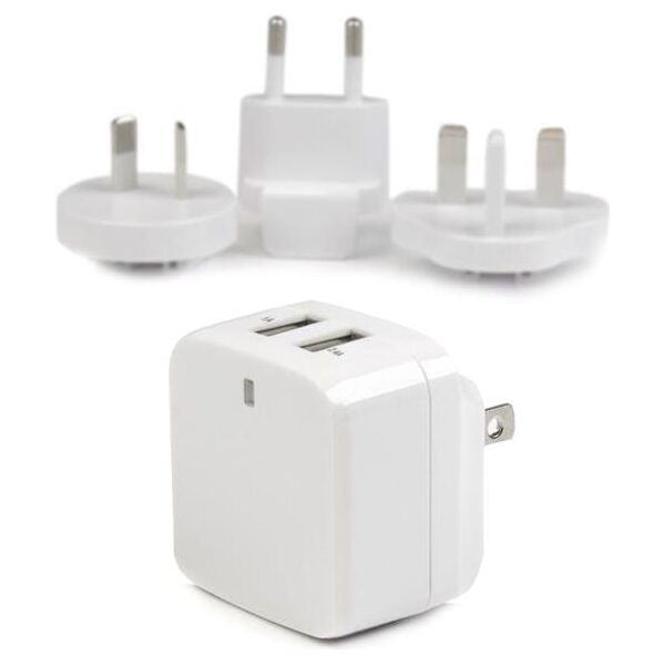 Ładowarka StarTech 2x USB-A 1 A (USB2PACWH)