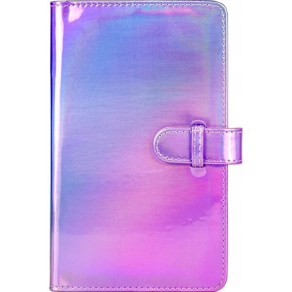 Pokrowiec LoveInstant Futerał Etui Pokrowiec Do Fujifilm Instax Mini 12 + Album Na 96 Zdjęć / Fioletowy Błysk