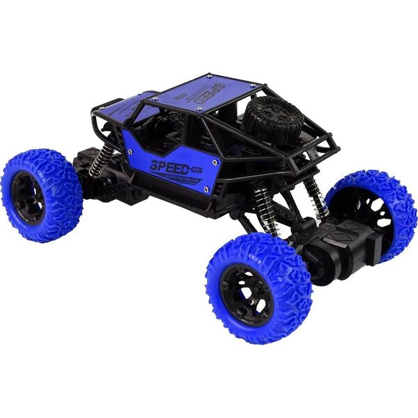 LeanToys Auto Zdalnie Sterowane Terenowe R/C 1:18 Niebieskie.
