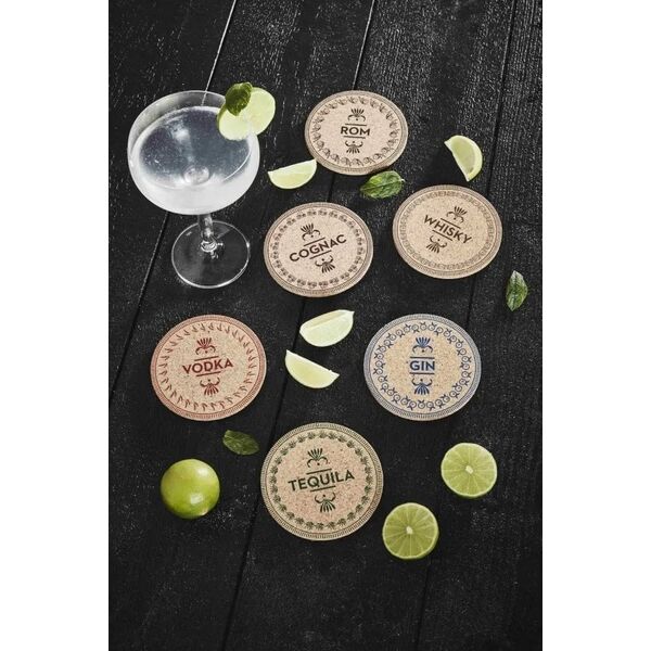 Scandinavian Home Spirit Untersetzer - Kork 6 Stk