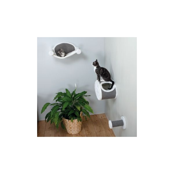 Trixie Puszysty domek dla kota do montażu na ścianie, 42 × 29 × 28 cm