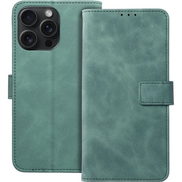 OEM Kabura TENDER Book do IPHONE 15 Pro Max zielony