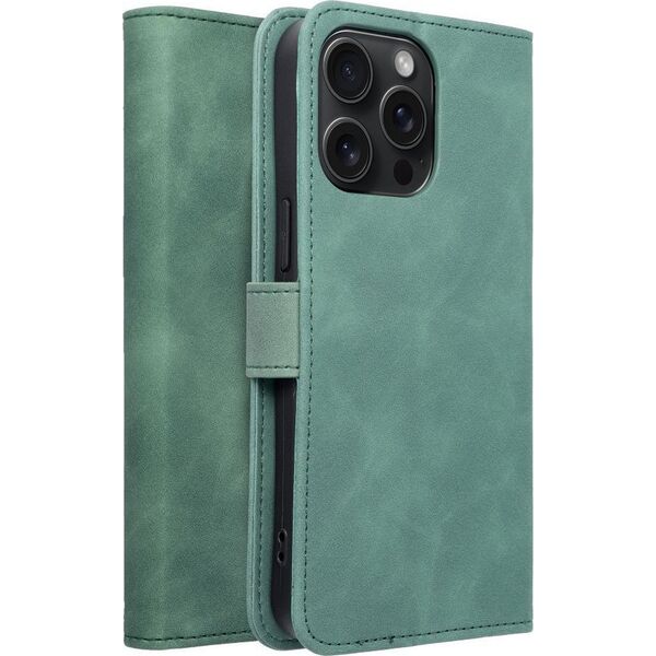 OEM Kabura TENDER Book do IPHONE 15 Pro Max zielony