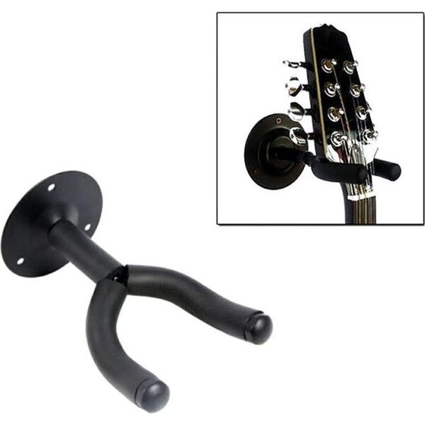 Apte SG1A WIESZAK GITAROWY UNIWERSALNY ŚCIENNY CZARNY uniwersalny (4219-uniw) - 4219-uniw