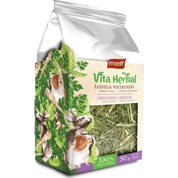 Vitapol Vita Herbal dla gryzoni i królika, łodyga pietruszki, 50g