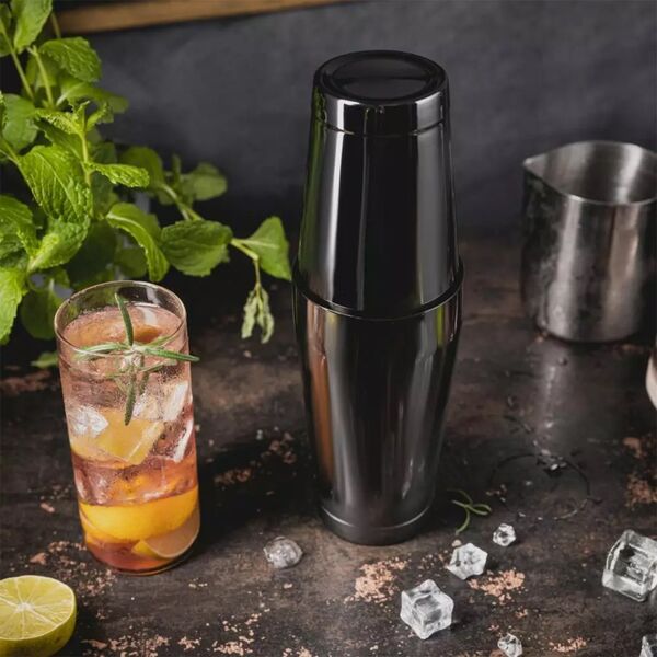 Klausberg SHAKER BOSTOŃSKI TIN TIN DO DRINKÓW KOKTAJLI GRAFITOWY KLAUSBERG KB-7652