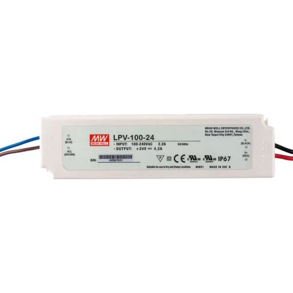 Sourcing SINGLE OUTPUT LED POWER SUPPLY 24V 4.2A