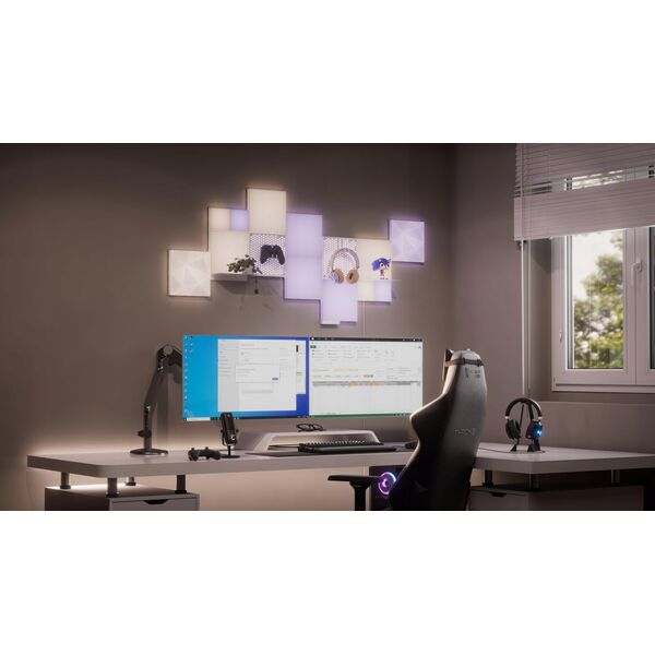 Nanoleaf Blocks Textured Big Squares Add-On Kit (2 Panels)|16M+ colours